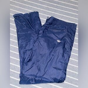 Adidas‎ Vintage Navy Windbreaker Pants Large